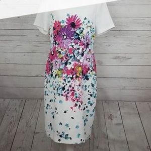 Ann Taylor white floral dress
